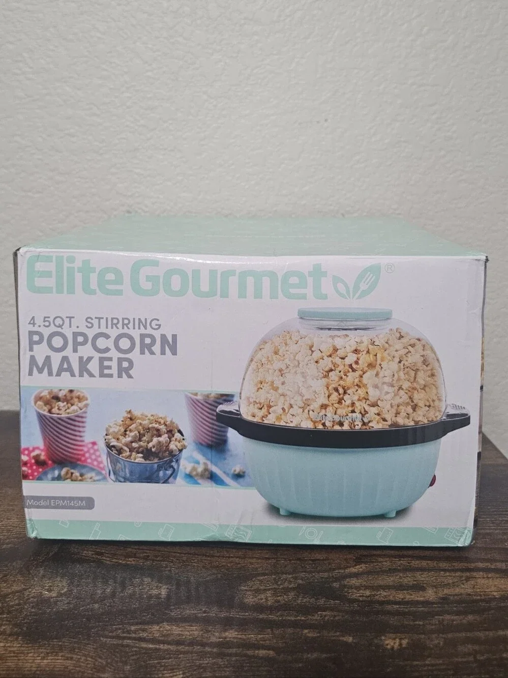 Elite Gourmet popcorn delicious
